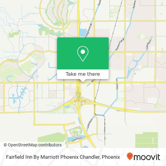 Fairfield Inn By Marriott Phoenix Chandler map