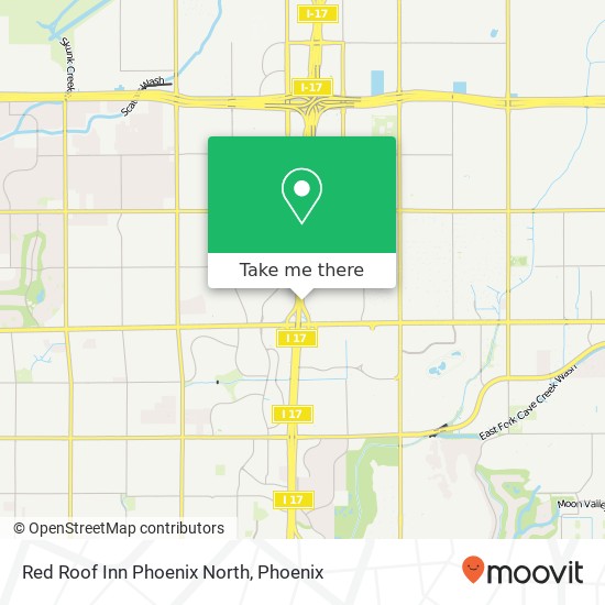 Mapa de Red Roof Inn Phoenix North