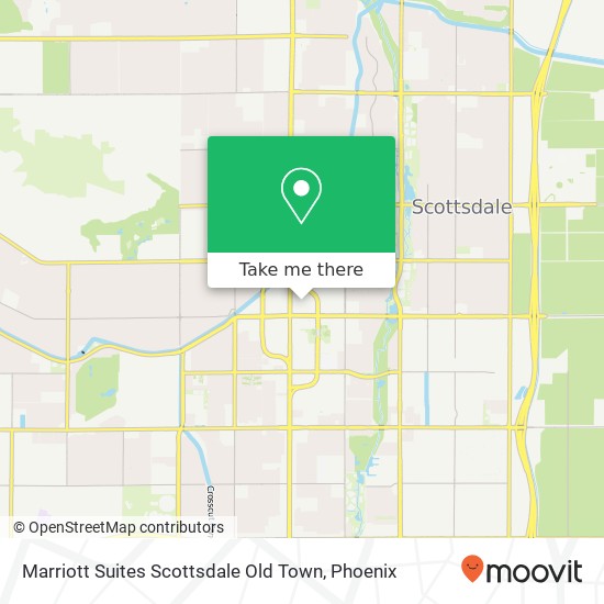Mapa de Marriott Suites Scottsdale Old Town