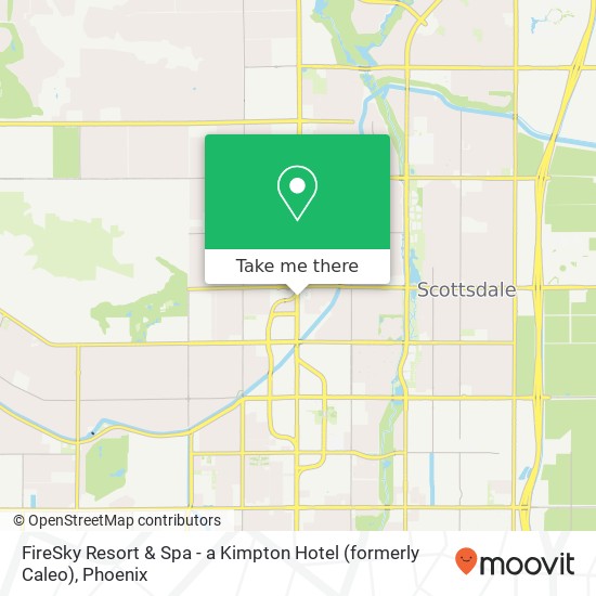 Mapa de FireSky Resort & Spa - a Kimpton Hotel (formerly Caleo)