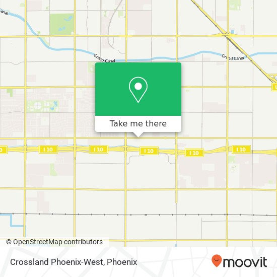 Mapa de Crossland Phoenix-West