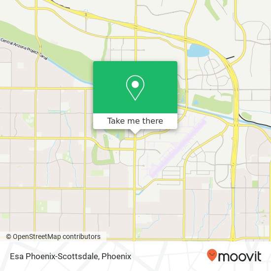 Mapa de Esa Phoenix-Scottsdale