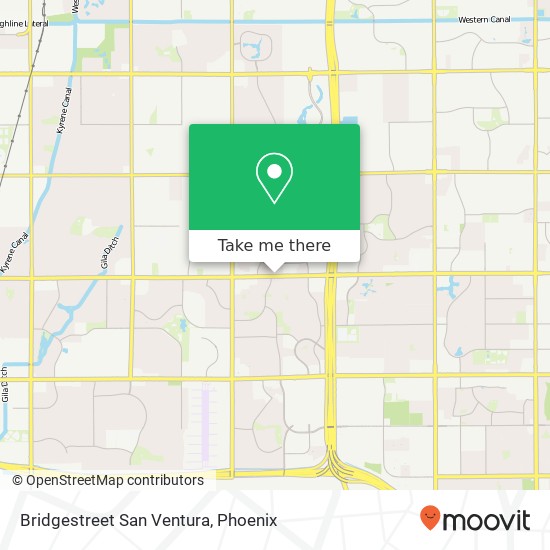 Bridgestreet San Ventura map