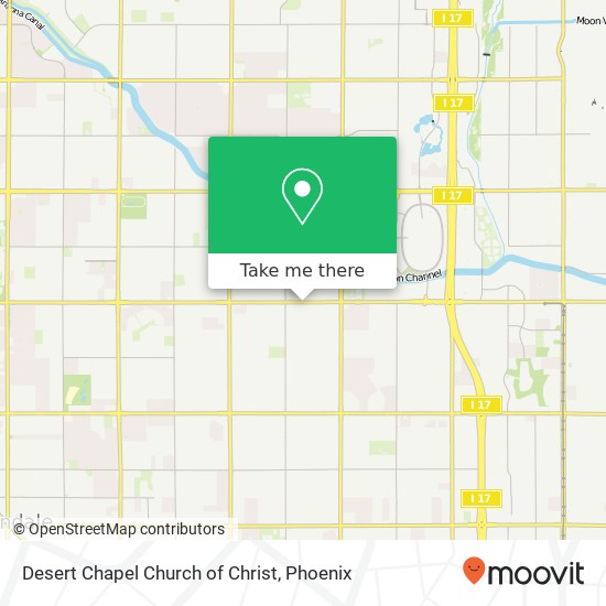 Desert Chapel Church of Christ map