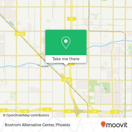 Bostrom Alternative Center map