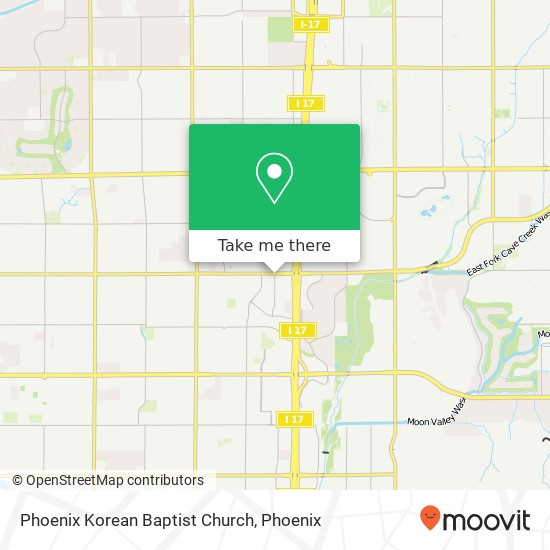 Phoenix Korean Baptist Church map