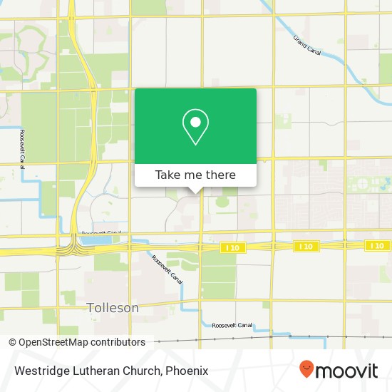 Mapa de Westridge Lutheran Church