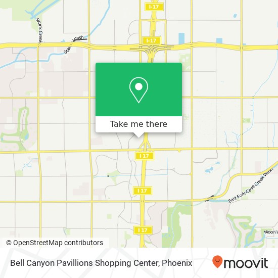 Bell Canyon Pavillions Shopping Center map