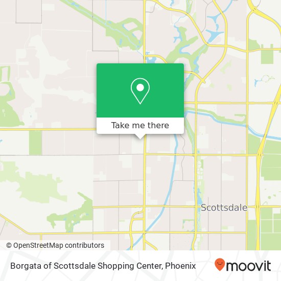 Borgata of Scottsdale Shopping Center map