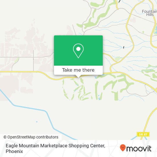 Mapa de Eagle Mountain Marketplace Shopping Center