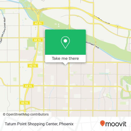 Mapa de Tatum Point Shopping Center