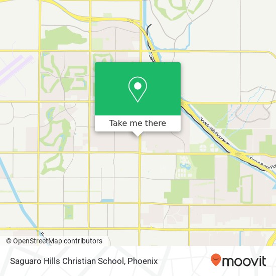 Saguaro Hills Christian School map
