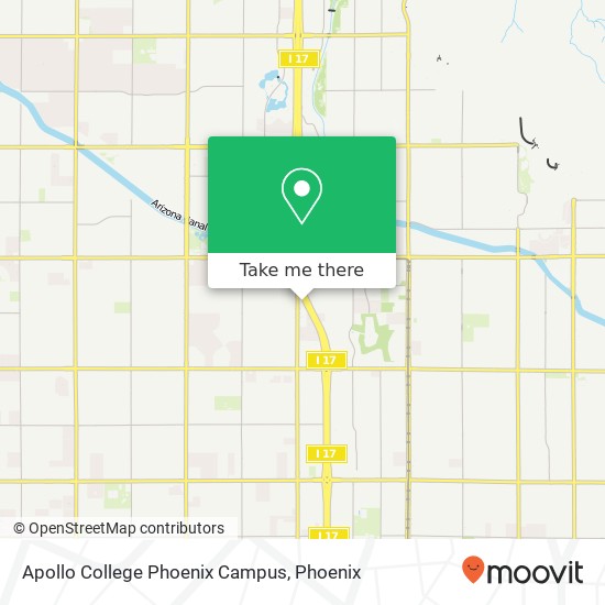 Apollo College Phoenix Campus map