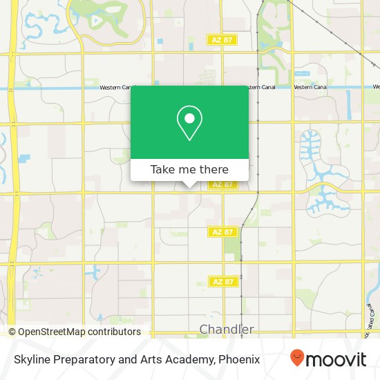 Skyline Preparatory and Arts Academy map