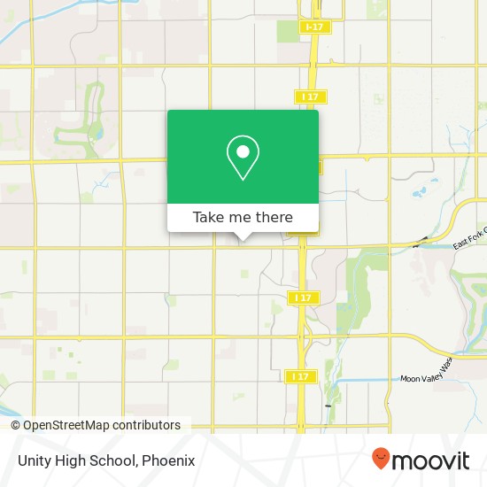 Mapa de Unity High School