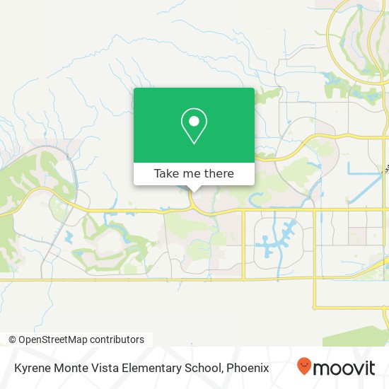 Kyrene Monte Vista Elementary School map