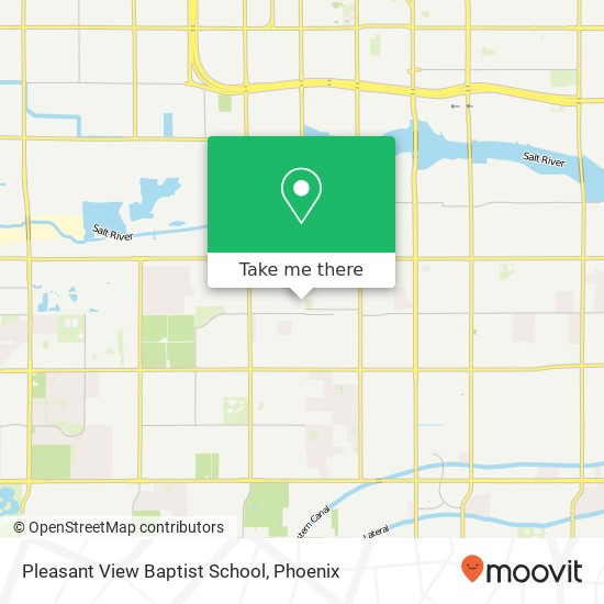 Mapa de Pleasant View Baptist School