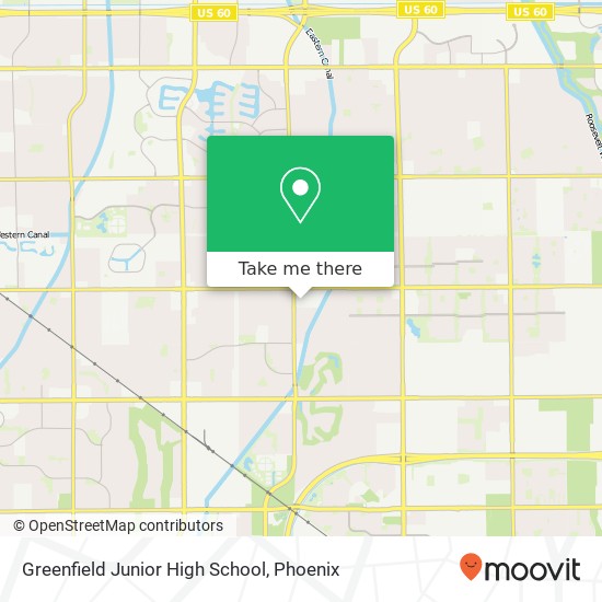 Greenfield Junior High School map