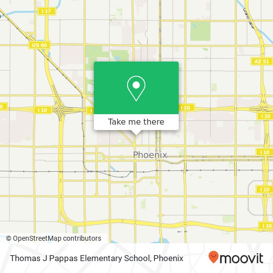 Mapa de Thomas J Pappas Elementary School