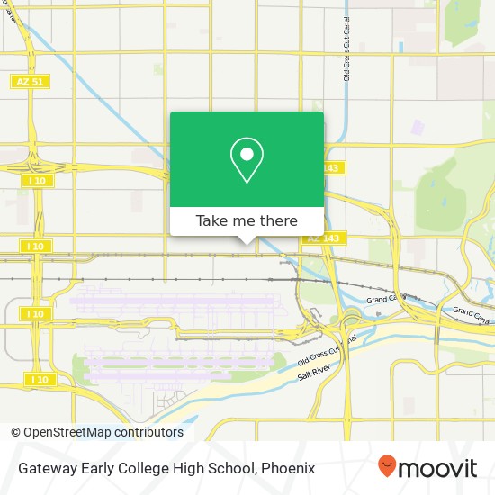 Mapa de Gateway Early College High School