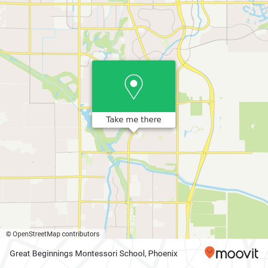 Great Beginnings Montessori School map