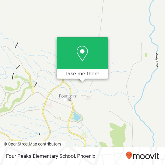 Four Peaks Elementary School map