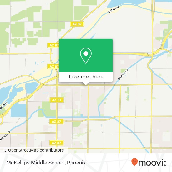 McKellips Middle School map