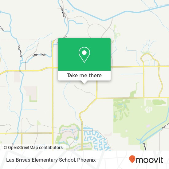 Mapa de Las Brisas Elementary School