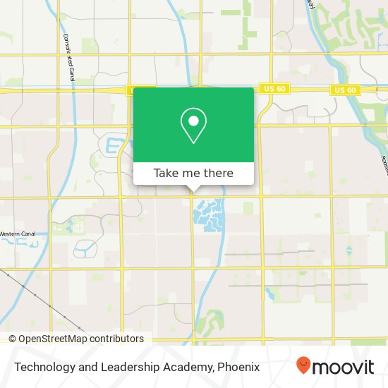 Mapa de Technology and Leadership Academy