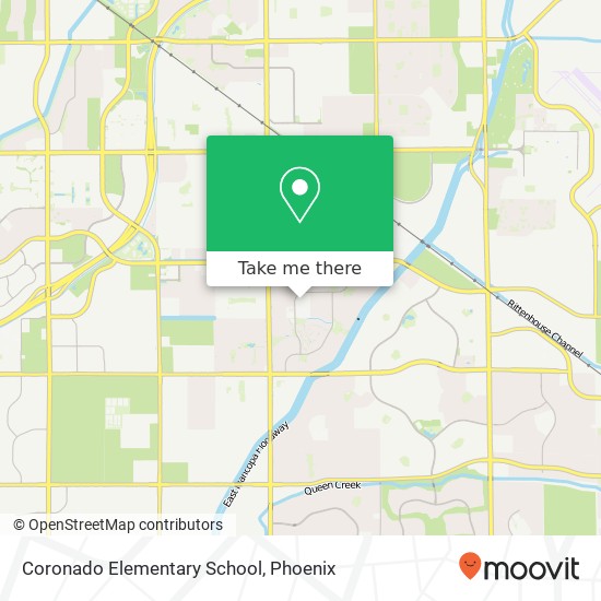 Coronado Elementary School map