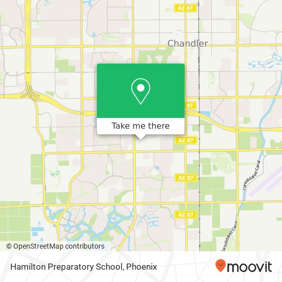 Mapa de Hamilton Preparatory School