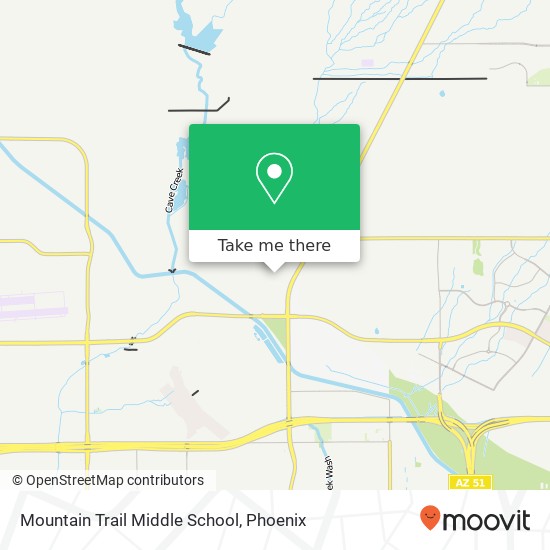 Mountain Trail Middle School map