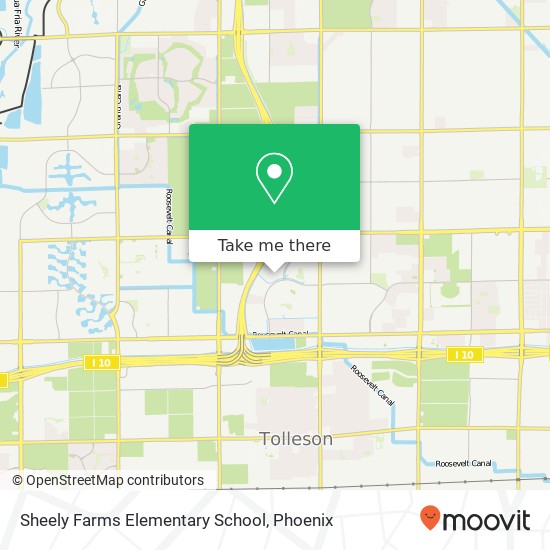 Sheely Farms Elementary School map