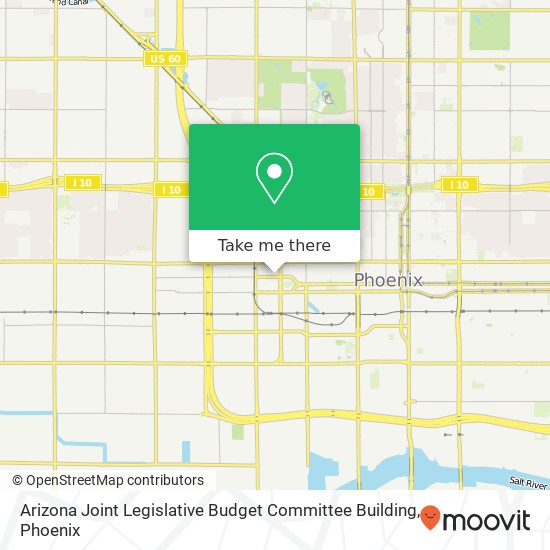 Arizona Joint Legislative Budget Committee Building map