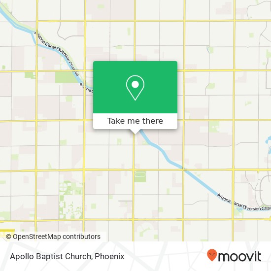 Apollo Baptist Church map