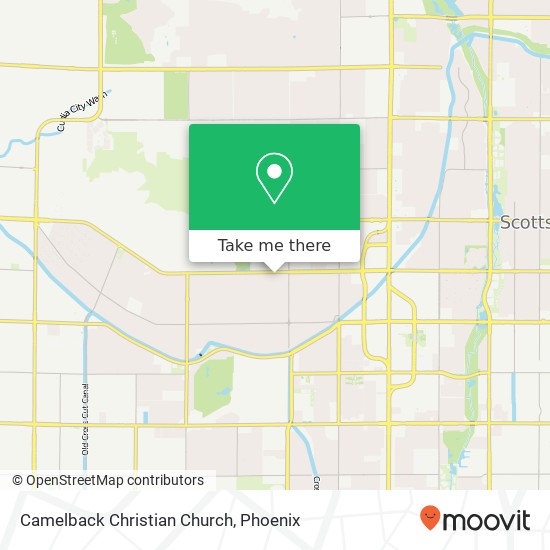 Camelback Christian Church map