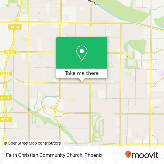 Mapa de Faith Christian Community Church