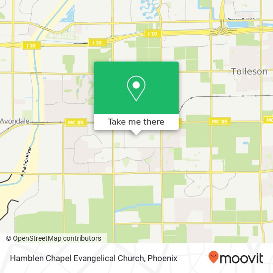 Hamblen Chapel Evangelical Church map