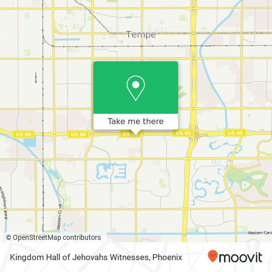 Mapa de Kingdom Hall of Jehovahs Witnesses