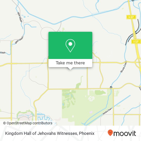 Kingdom Hall of Jehovahs Witnesses map