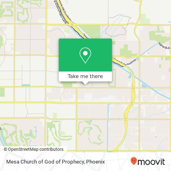 Mesa Church of God of Prophecy map