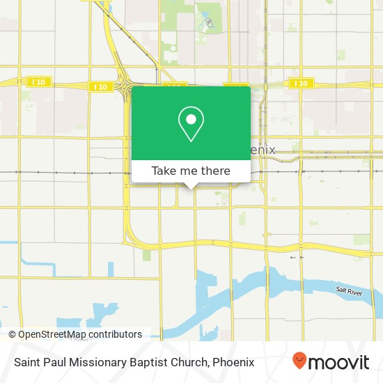Saint Paul Missionary Baptist Church map