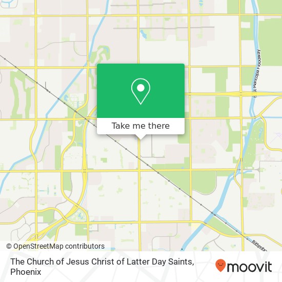 Mapa de The Church of Jesus Christ of Latter Day Saints