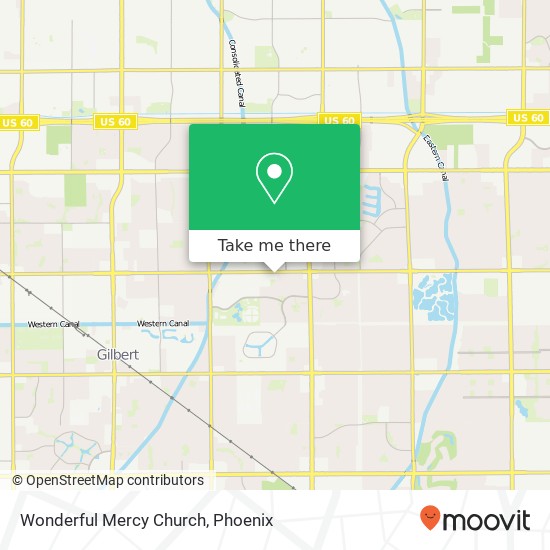 Wonderful Mercy Church map