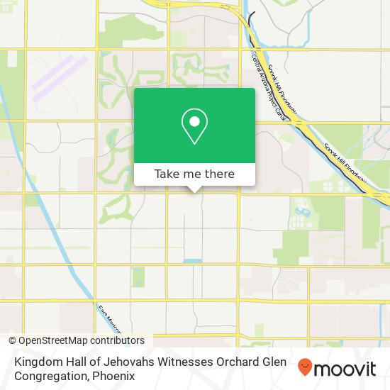 Mapa de Kingdom Hall of Jehovahs Witnesses Orchard Glen Congregation