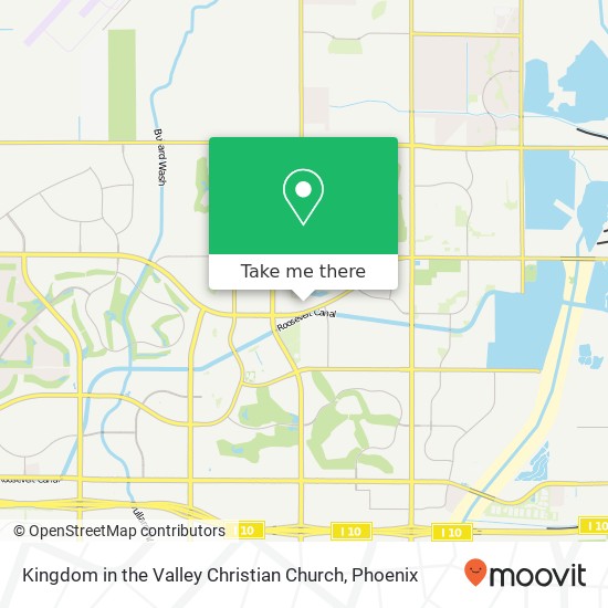 Kingdom in the Valley Christian Church map