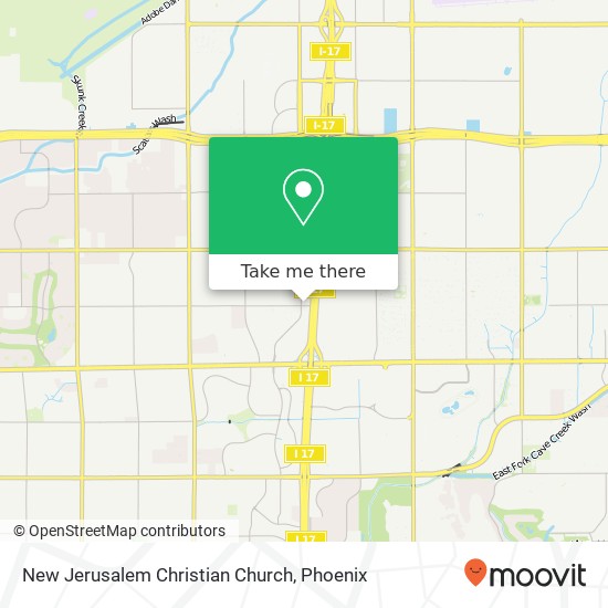 New Jerusalem Christian Church map