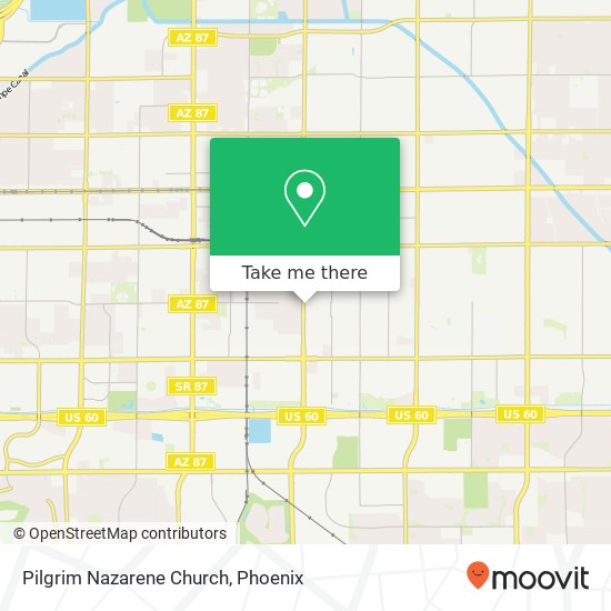 Mapa de Pilgrim Nazarene Church
