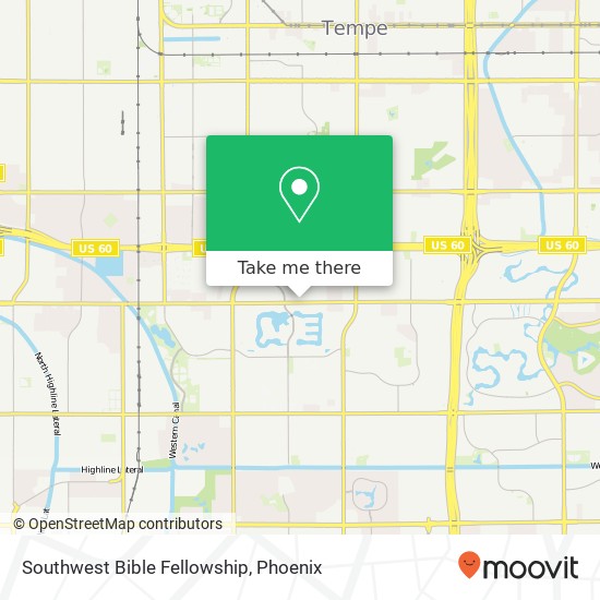 Southwest Bible Fellowship map