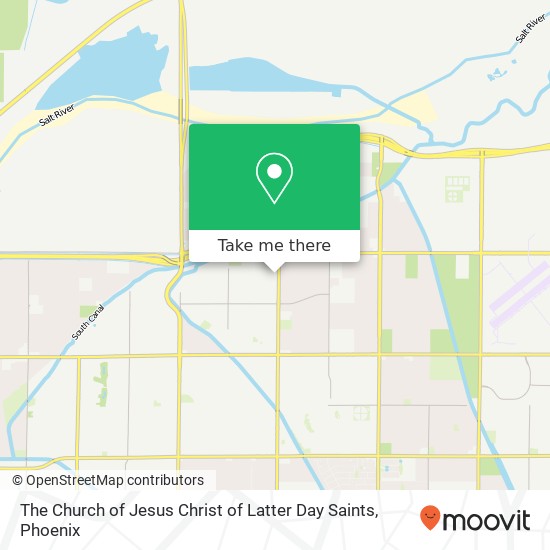 The Church of Jesus Christ of Latter Day Saints map